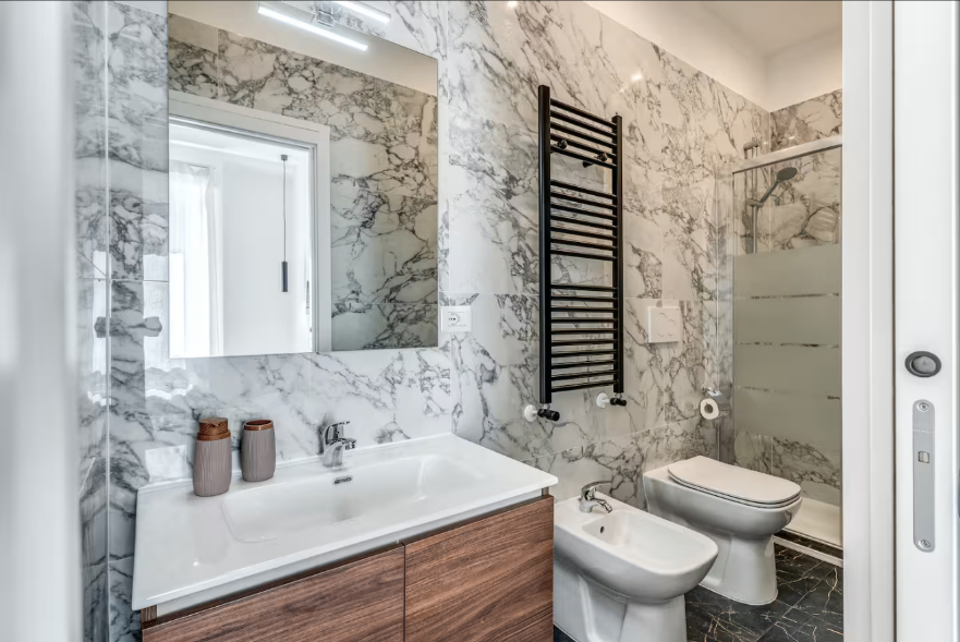 Marble Bathroom - before